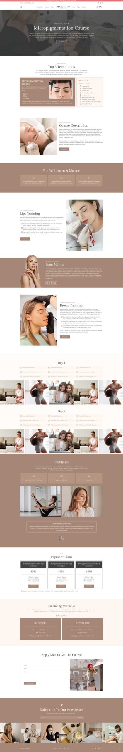 Fashion & Lifestyle Blog WordPress Theme – BlogGloss