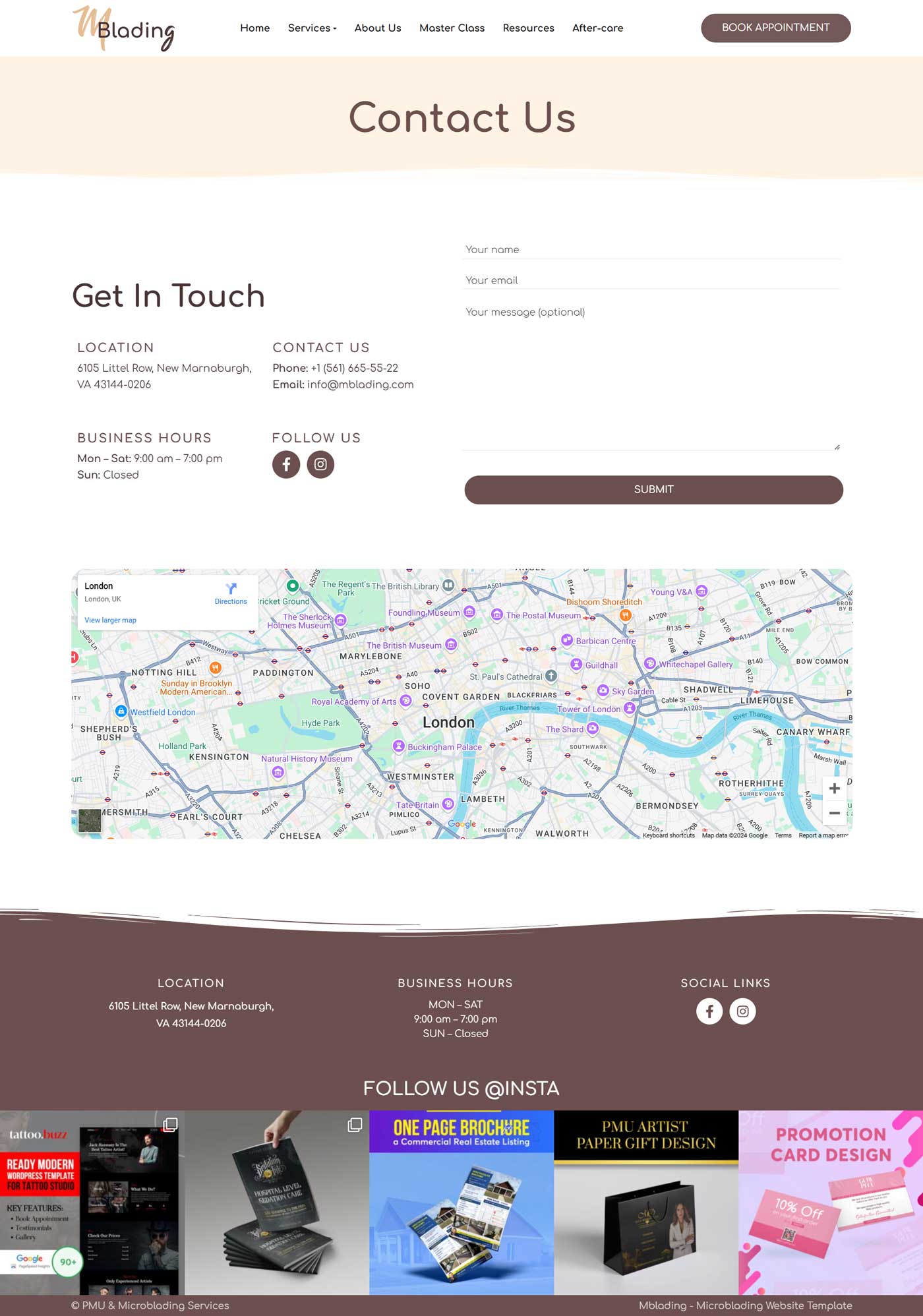Beauty Clinic & PMU Salon WordPress Theme – MBlading