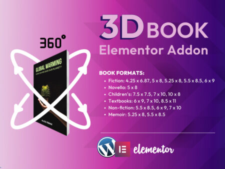 3D Book Elementor Addon - The Ultimate WordPress Plugin for Showcasing 3D Books