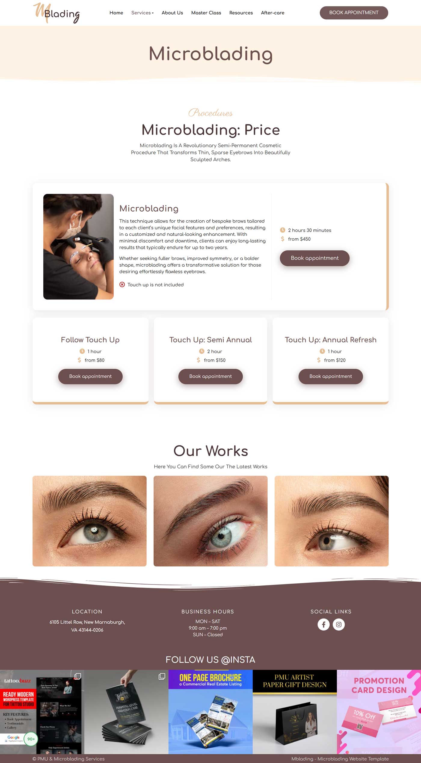 Beauty Clinic & PMU Salon WordPress Theme – MBlading