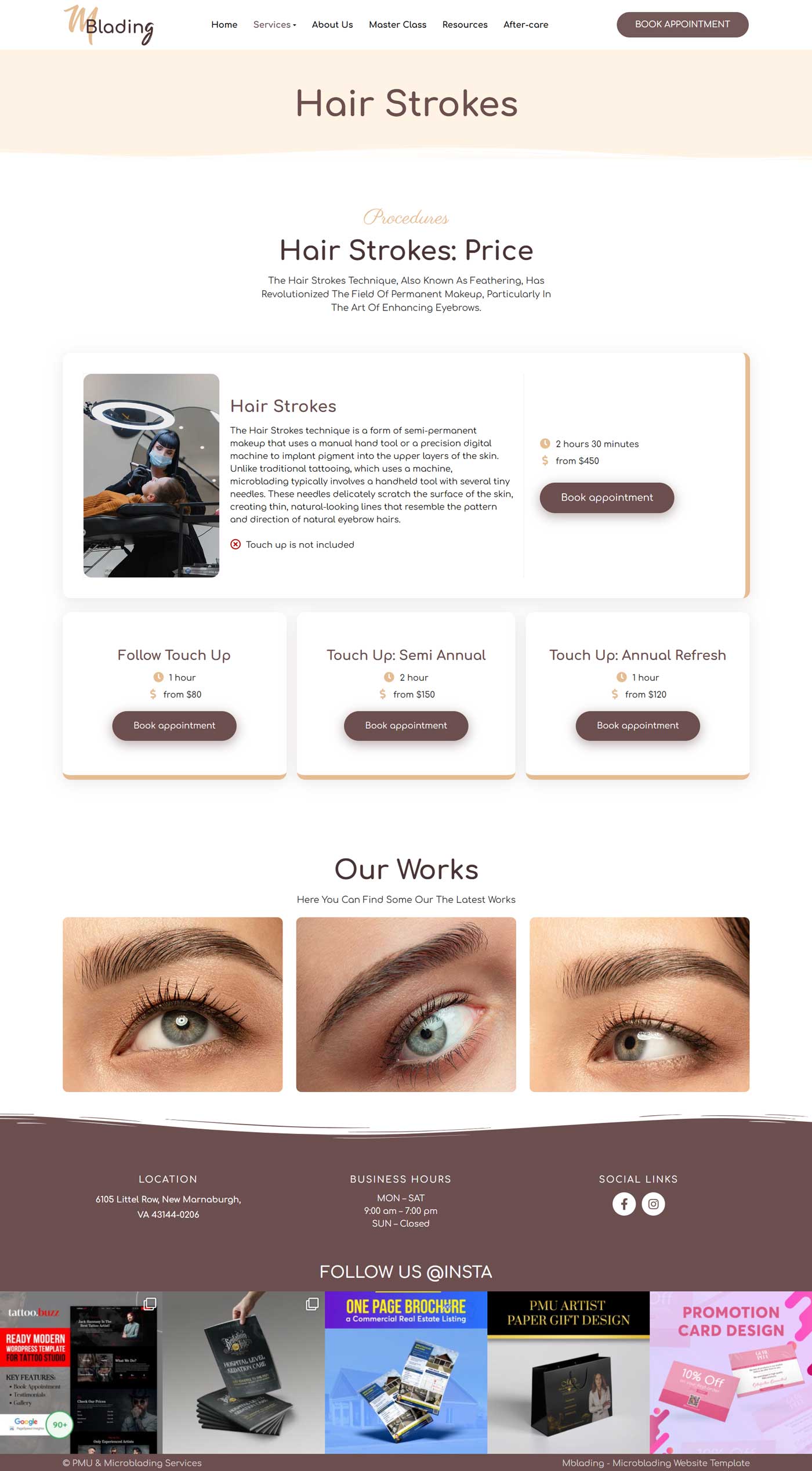Beauty Clinic & PMU Salon WordPress Theme – MBlading